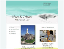 Tablet Screenshot of marctriplett.com
